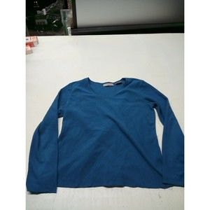 Willow Wear Medium Blue Lightweight Long Sleeve sweater.